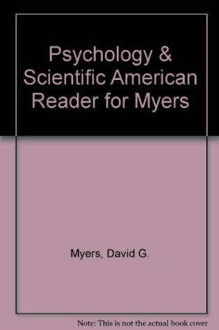 Cover of Psychology & Scientific American Reader for Myers