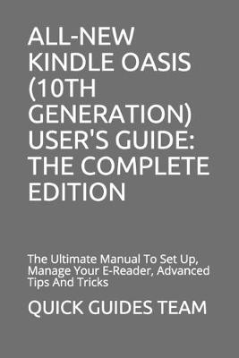 Book cover for All-New Kindle Oasis (10th Generation) User's Guide