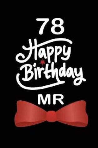 Cover of 78 Happy birthday mr