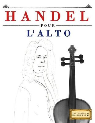 Book cover for Handel pour l'Alto