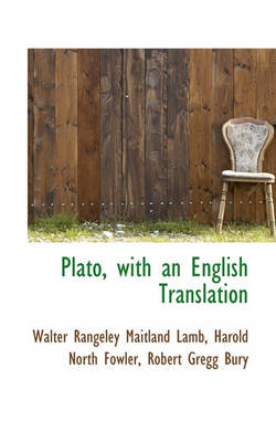 Book cover for Plato, with an English Translation