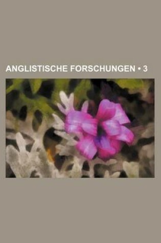 Cover of Anglistische Forschungen (3)