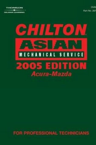 Cover of Chilton Asian Volume 1 Mechanical Service 2005 Edition
