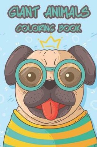 Cover of Giant Animals Coloring Book