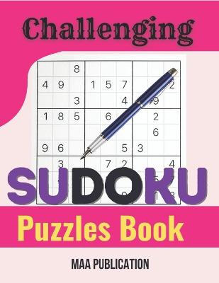 Book cover for challenging Sudoku Puzzles Book