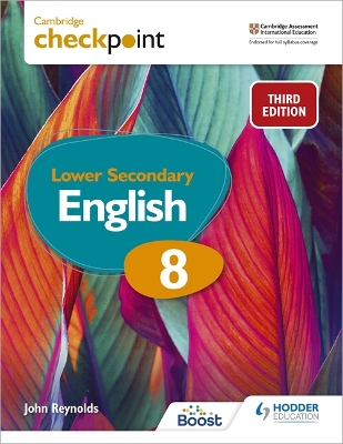 Book cover for Cambridge Checkpoint Lower Secondary English Student's Book 8