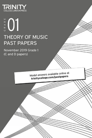 Cover of Trinity College London Theory Past Papers Nov 2019: Grade 1