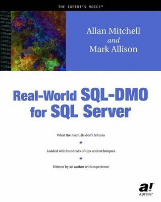 Book cover for Real-World SQL-DMO for SQL Server