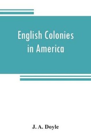 Cover of English colonies in America