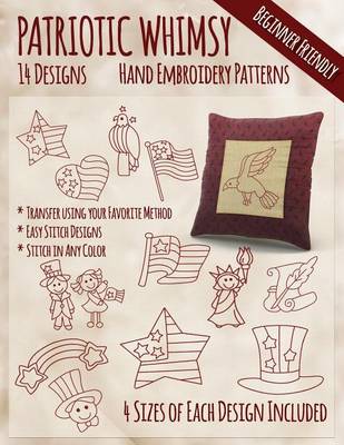 Cover of Patriotic Whimsy Hand Embroidery Patterns