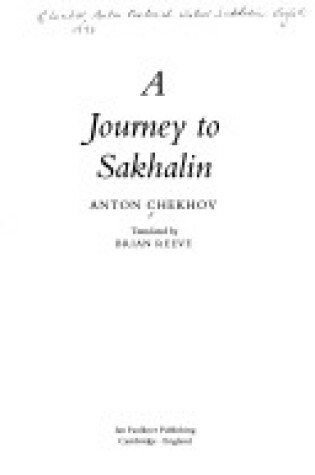 Cover of A Journey to Sakhalin