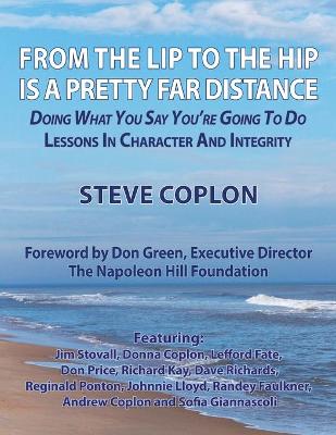 Book cover for From the Lip to the Hip is a Pretty Far Distance