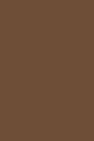 Cover of Journal Coffee Brown Color Simple Plain Brown