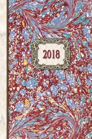 Cover of 2018 Diary Blue Stone Design
