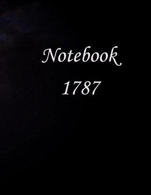 Book cover for Notebook 1787