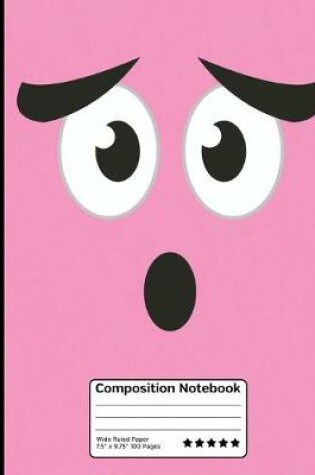 Cover of Funny Pink Emoticon Composition Notebook