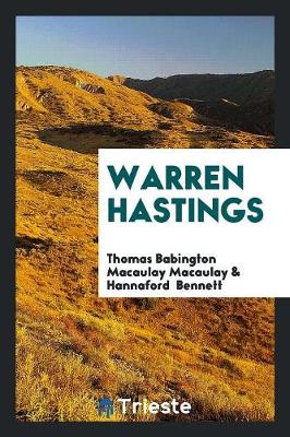 Book cover for Warren Hastings