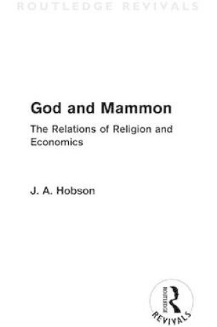 Cover of God and Mammon (Routledge Revivals)