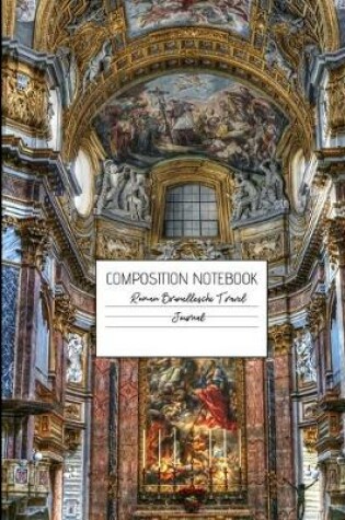 Cover of composition notebook roman brunelleschi