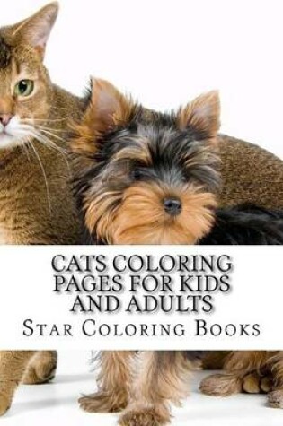 Cover of Cats Coloring Pages for Kids and Adults