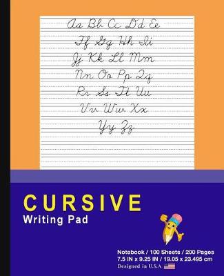 Book cover for Cursive Writing Pad