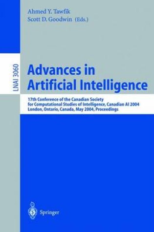 Cover of Advances in Artificial Intelligence