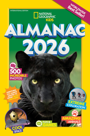 Book cover for National Geographic Kids Almanac 2026 (International Edition)