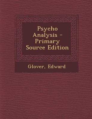 Book cover for Psycho Analysis