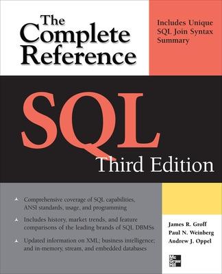 Cover of SQL The Complete Reference