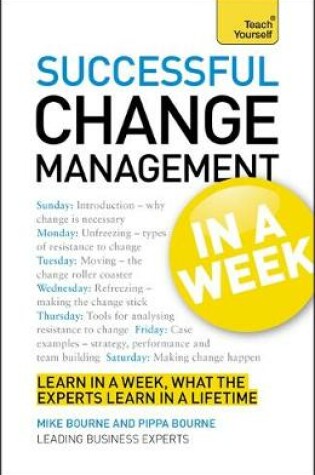 Cover of Change Management In A Week