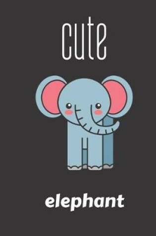 Cover of cute elephant