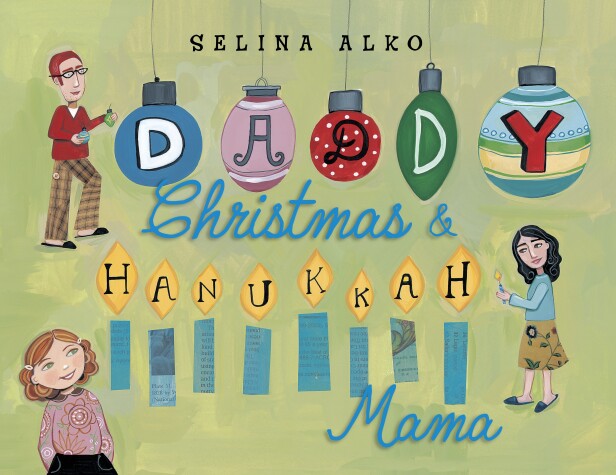 Book cover for Daddy Christmas and Hanukkah Mama