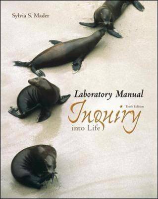 Book cover for Laboratory Manual to Accompany "Inquiry Into Life"