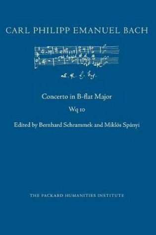 Cover of Concerto in B-flat Major, Wq 10