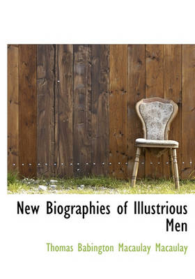 Book cover for New Biographies of Illustrious Men