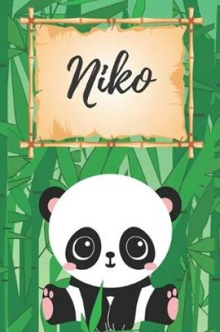 Cover of personalisiertes Notizbuch Panda / Malbuch / Kritzelbuch / Tagebuch / Journal / Notizheft / DIN A5 / Geschenke Niko