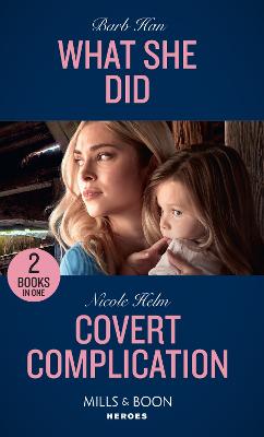 Book cover for What She Did / Covert Complication