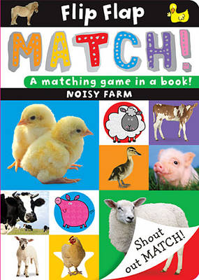 Book cover for Flip, Flap, Match Noisy Farm