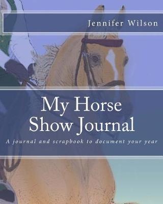 Book cover for My Horse Show Journal- Saddleseat