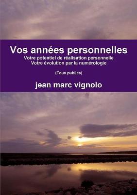 Cover of Vos Annees Personnelles