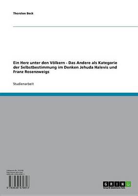 Book cover for Ein Herz Unter Den Volkern - Das Andere ALS Kategorie Der Selbstbestimmung Im Denken Jehuda Halevis Und Franz Rosenzweigs