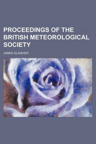 Cover of Proceedings of the British Meteorological Society