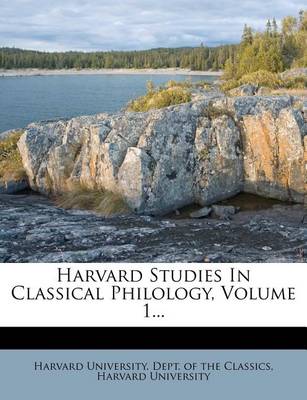 Book cover for Harvard Studies in Classical Philology, Volume 1...