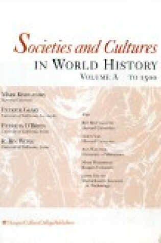 Cover of Society, Cultures and World History Volume A