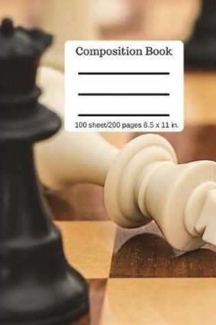 Cover of Composition Book Chess 100 Sheet/200 Pages 8.5 X 11 In.