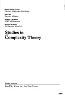 Book cover for Studies in Complexity Theory (Research Notes in Theoretical Computer Science)