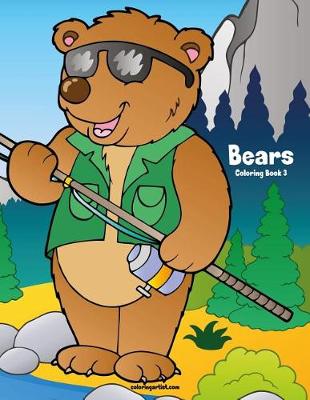 Book cover for Bears Coloring Book 3