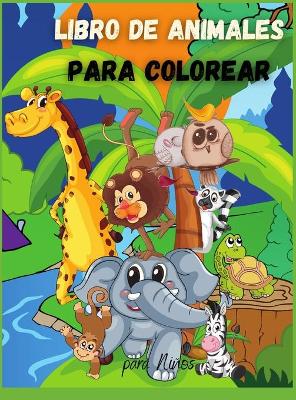 Book cover for Libro de Animales para Colorear para Niños