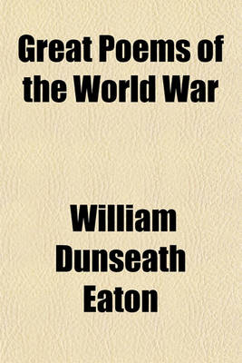 Book cover for Great Poems of the World War