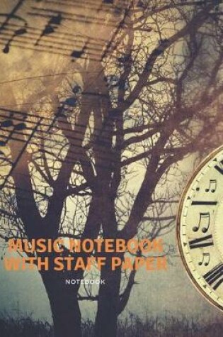 Cover of Music Notebook with Staff Paper